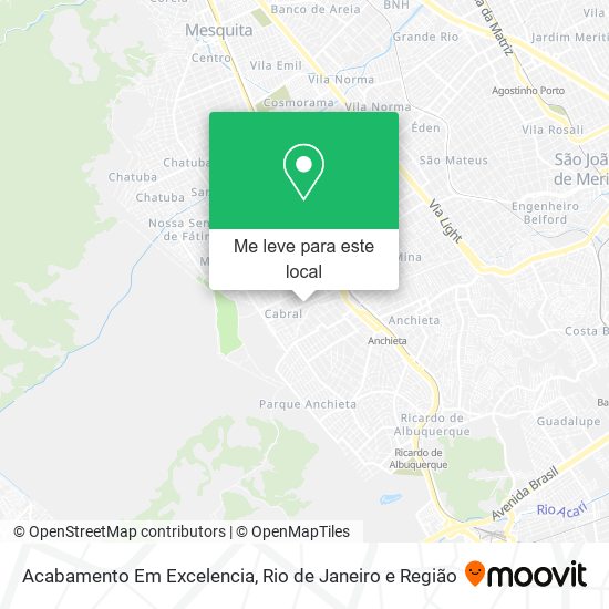 Acabamento Em Excelencia mapa
