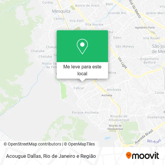Acougue Dallas mapa