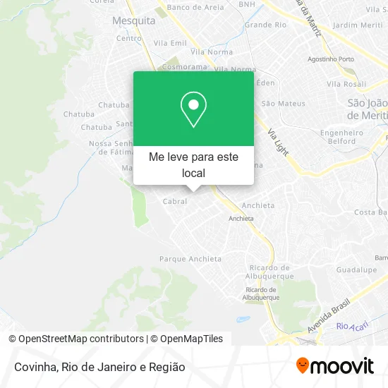 Covinha mapa