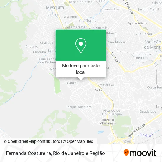 Fernanda Costureira mapa
