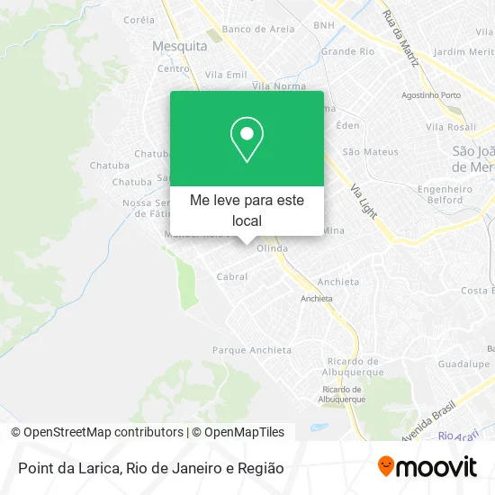 Point da Larica mapa