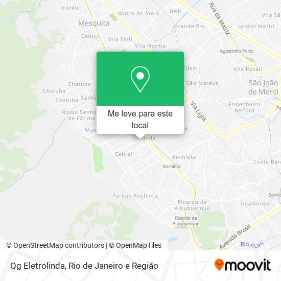 Qg Eletrolinda mapa