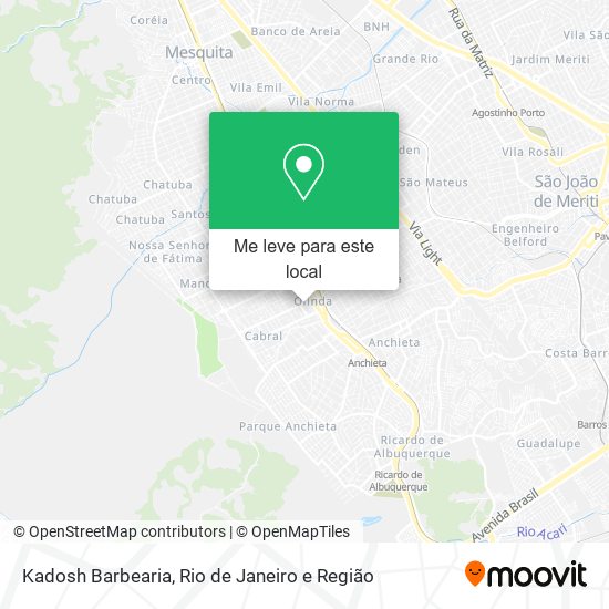 Kadosh Barbearia mapa