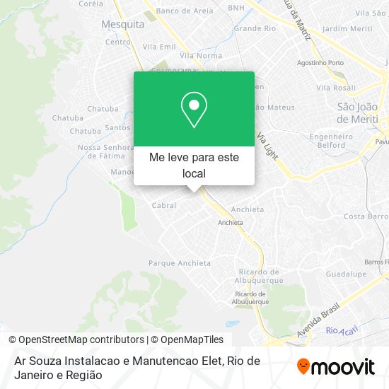 Ar Souza Instalacao e Manutencao Elet mapa