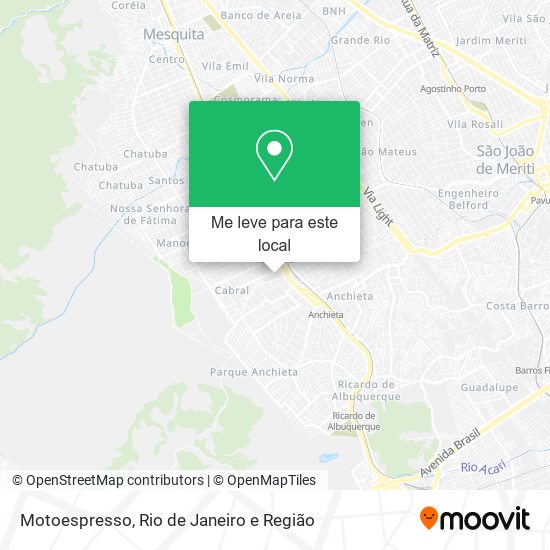 Motoespresso mapa