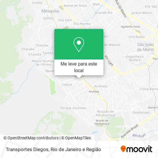 Transportes Diegos mapa