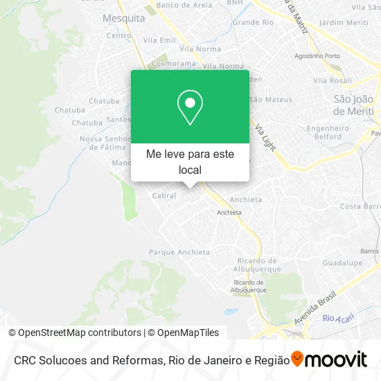 CRC Solucoes and Reformas mapa