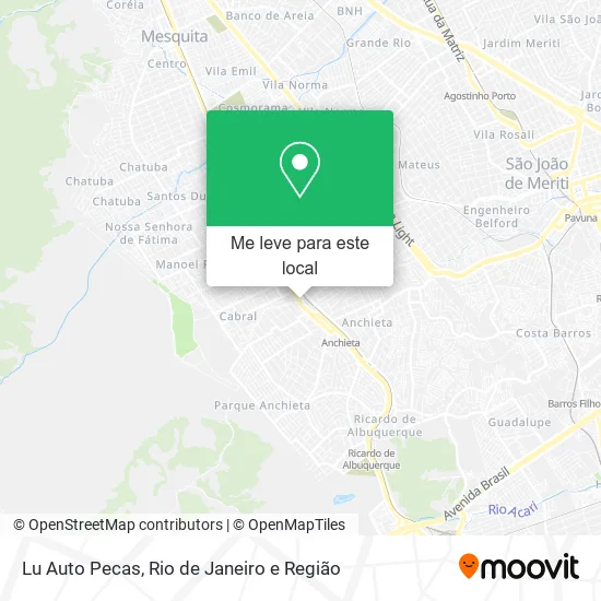 Lu Auto Pecas mapa