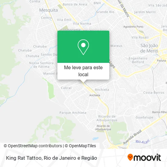 King Rat Tattoo mapa
