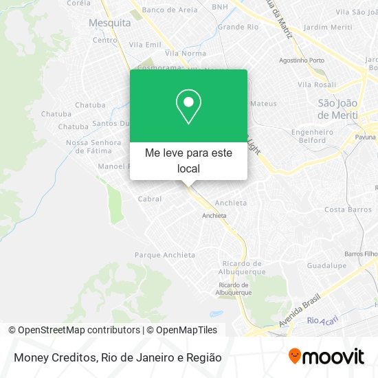 Money Creditos mapa