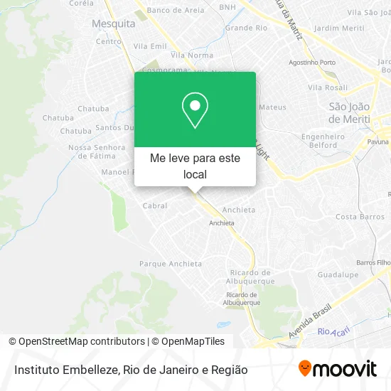Instituto Embelleze mapa