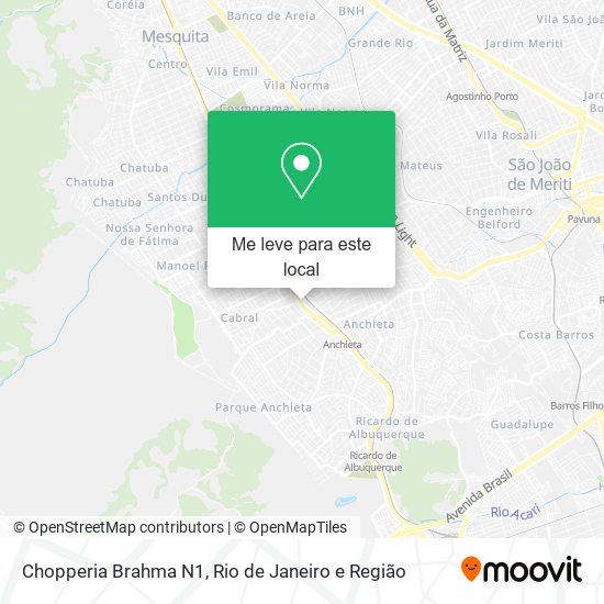 Chopperia Brahma N1 mapa