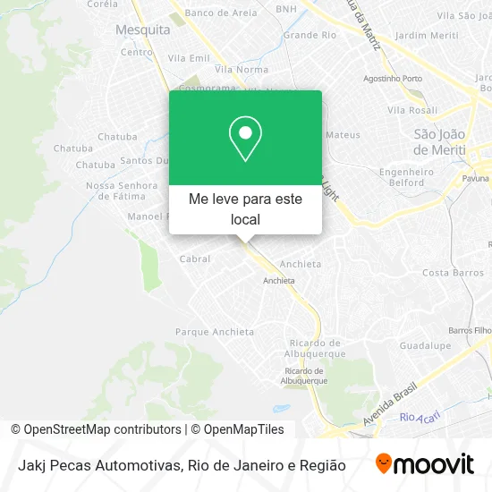 Jakj Pecas Automotivas mapa