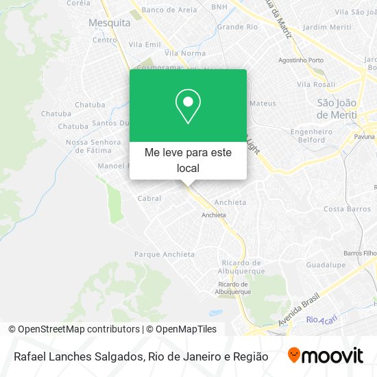 Rafael Lanches Salgados mapa