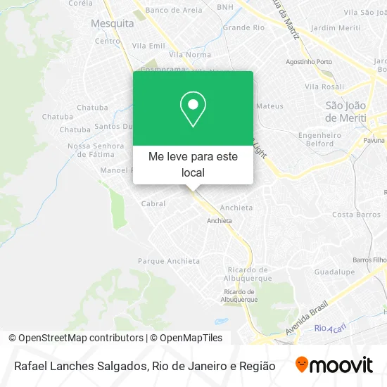 Rafael Lanches Salgados mapa