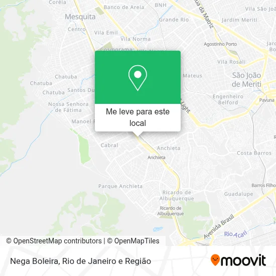 Nega Boleira mapa