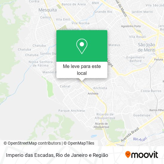 Imperio das Escadas mapa