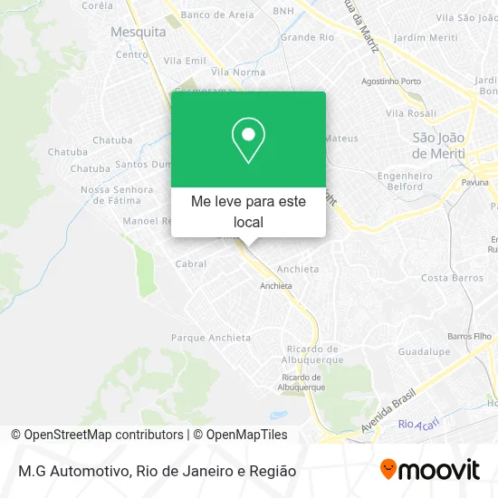 M.G Automotivo mapa