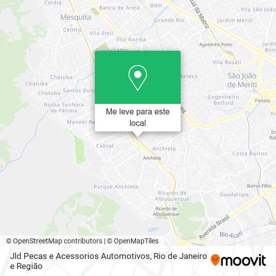 Jld Pecas e Acessorios Automotivos mapa