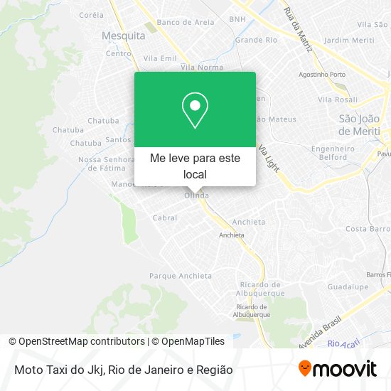 Moto Taxi do Jkj mapa