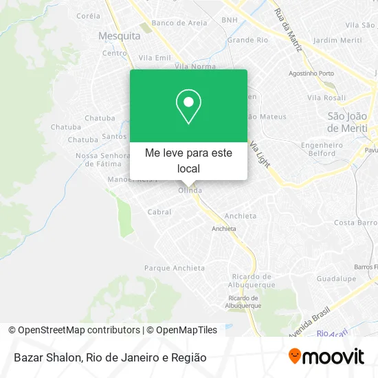 Bazar Shalon mapa