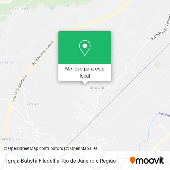 Igreja Batista Filadelfia mapa