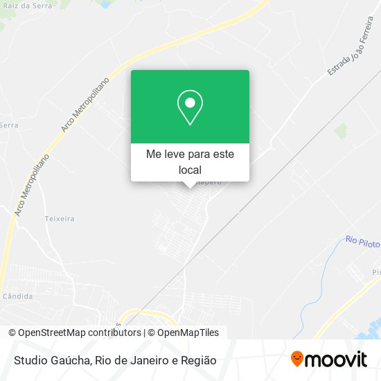 Studio Gaúcha mapa