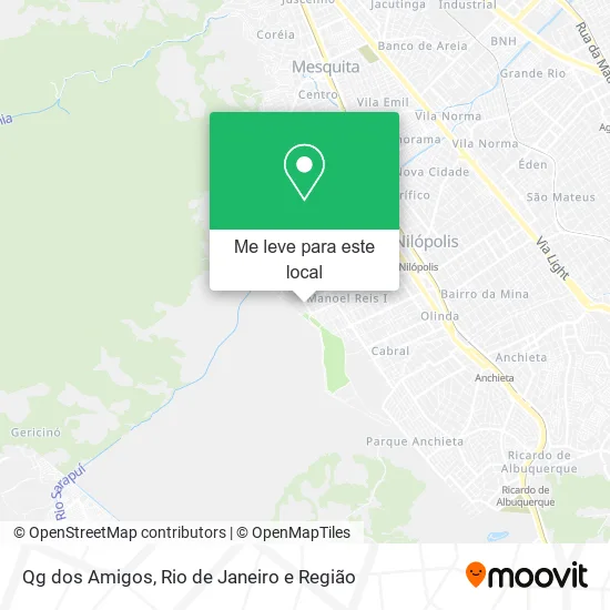 Qg dos Amigos mapa