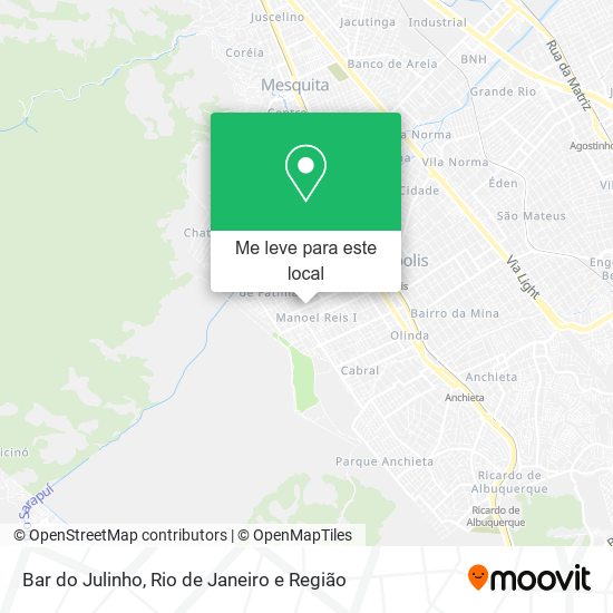 Bar do Julinho mapa