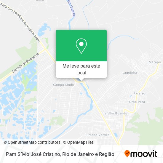 Pam Sílvio José Cristino mapa