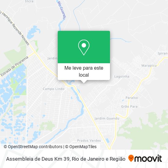 Assembleia de Deus Km 39 mapa