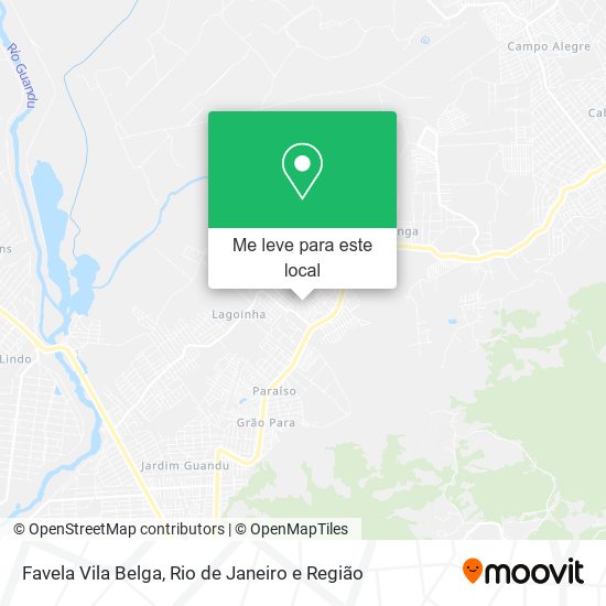 Favela Vila Belga mapa