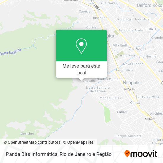 Panda Bits Informática mapa