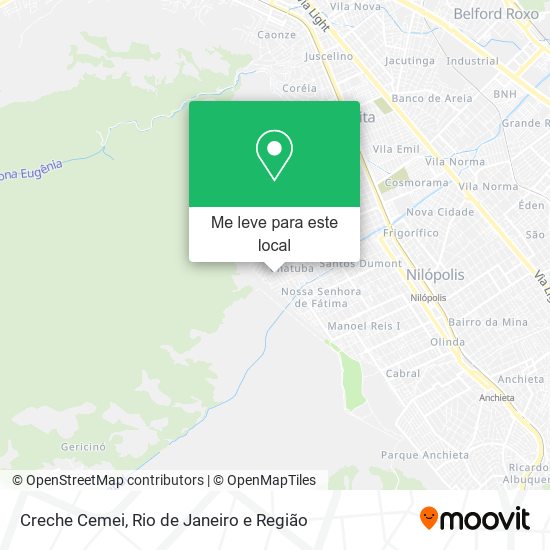 Creche Cemei mapa