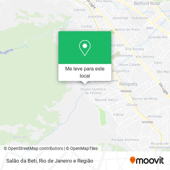 Salão da Beti mapa