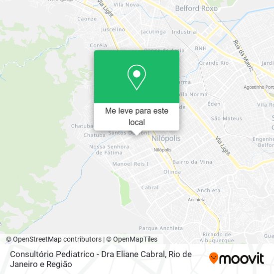 Consultório Pediatrico - Dra Eliane Cabral mapa