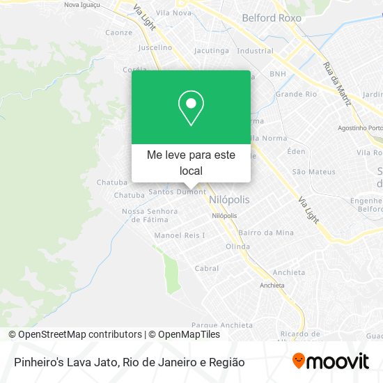 Pinheiro's Lava Jato mapa
