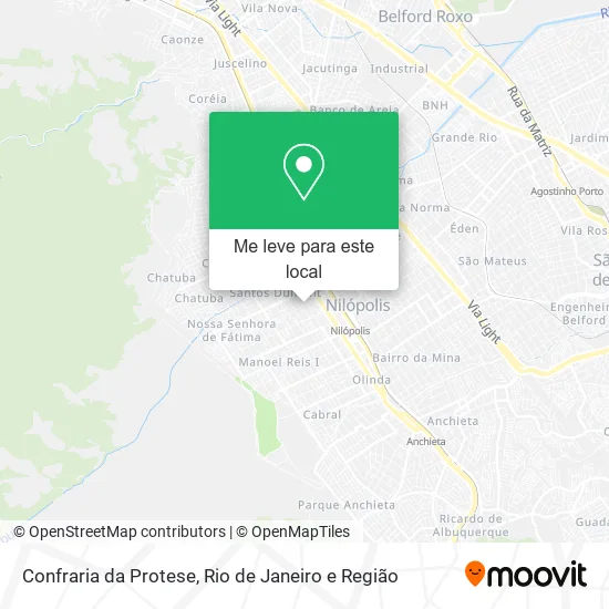 Confraria da Protese mapa