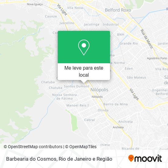 Barbearia do Cosmos mapa