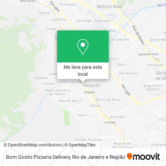 Bom Gosto Pizzaria Delivery mapa
