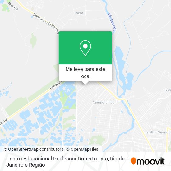 Centro Educacional Professor Roberto Lyra mapa