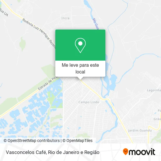 Vasconcelos Café mapa