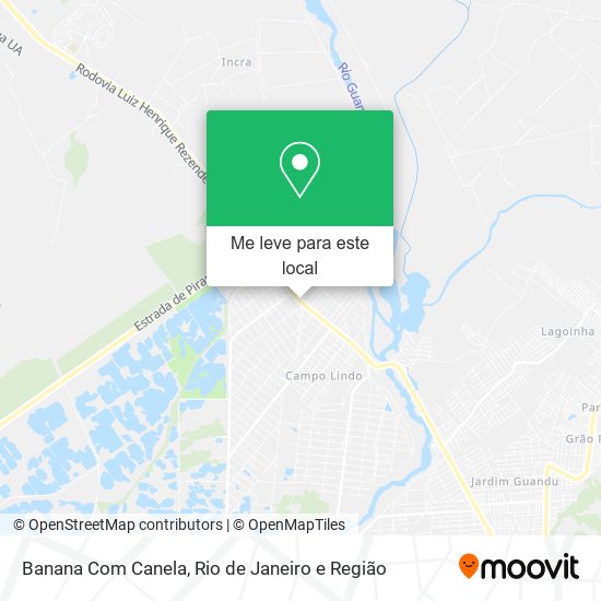 Banana Com Canela mapa
