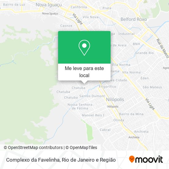 Complexo da Favelinha mapa