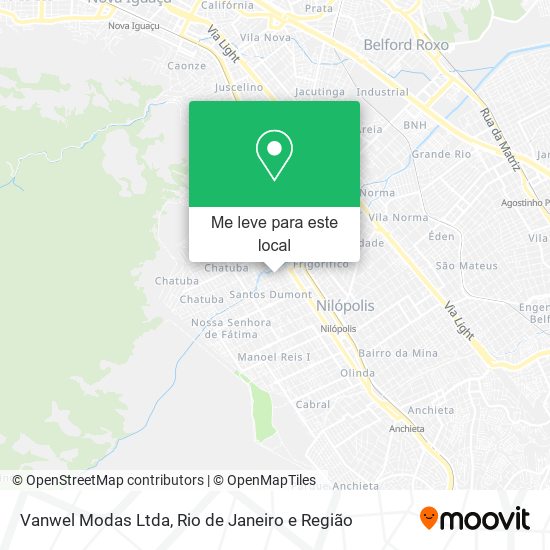 Vanwel Modas Ltda mapa