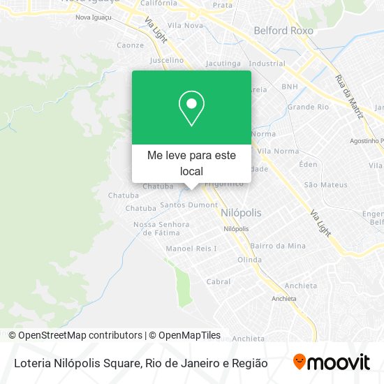 Loteria Nilópolis Square mapa