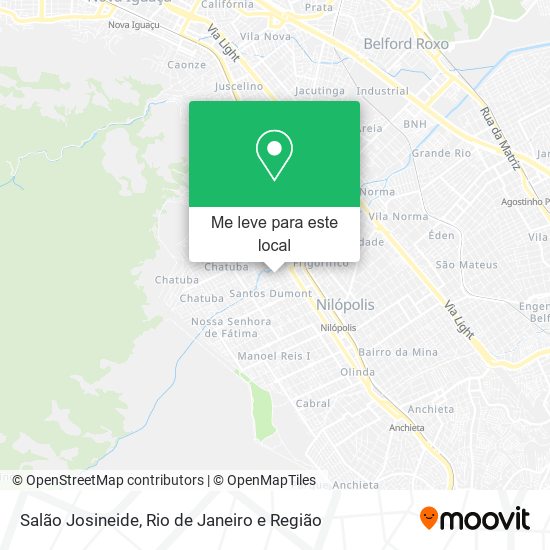 Salão Josineide mapa
