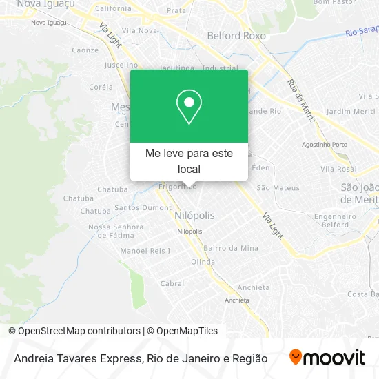 Andreia Tavares Express mapa
