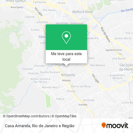 Casa Amarela mapa