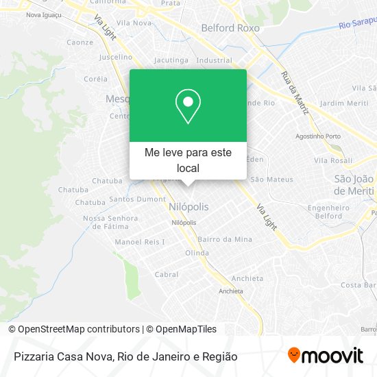 Pizzaria Casa Nova mapa